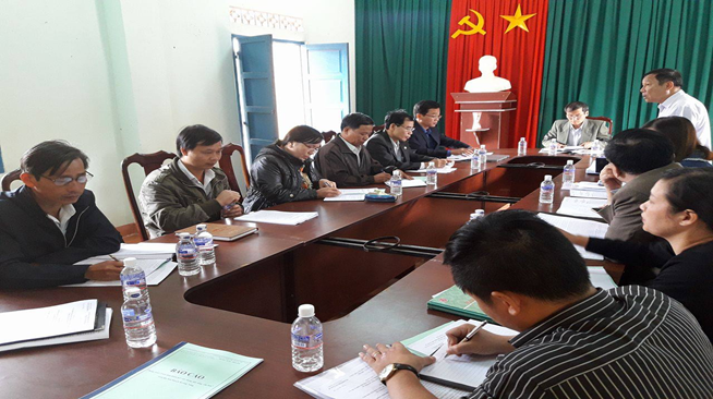 Kiểm tra kết quả thực hiện Phong trào “Toàn dân đoàn kết xây dựng đời sống văn hóa” trên địa bàn huyện
